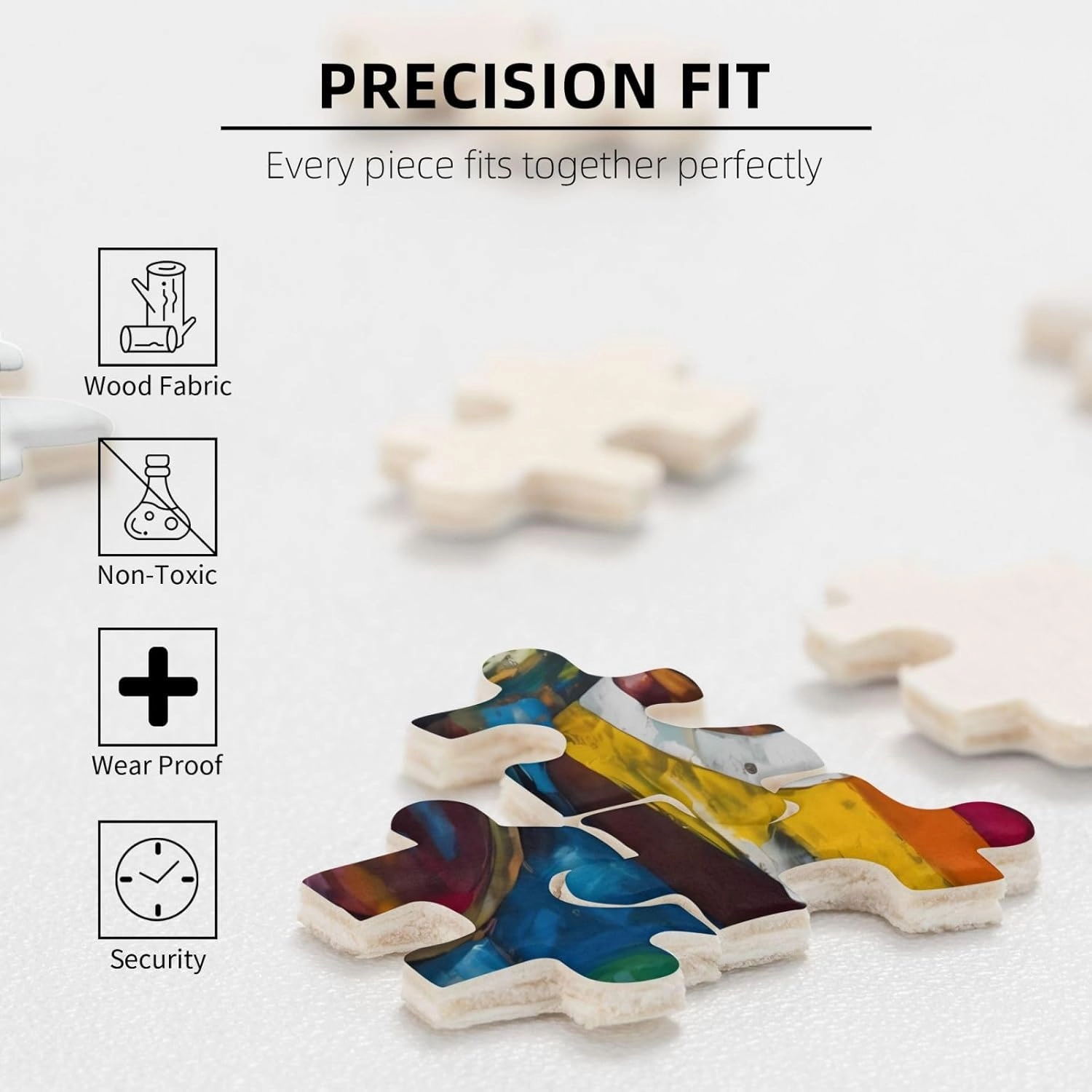 African American Black Jigsaw Puzzles for Teenagers Educational Casual Puzzle Fun Toy Gift for Girl Adults Citizen Home Decoration Puzzles for Adults 500 Piece Puzzles （1 Plastic Box