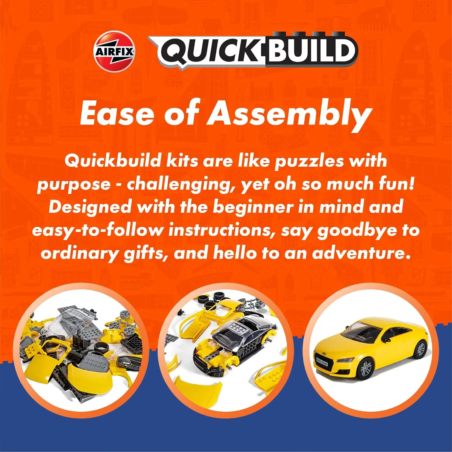Airfix J6021 Quickbuild Plastic Model Car Kits - McLaren P1 Green - Easy Assembly Snap Together Kit, Classic Race Cars for Adults & Kids to Build, Model Vehicles, Building Toys Set
