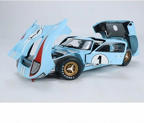 Alloy Resin Car Vehicle Model Fit for Ford GT40 MKII 1966 1 18 Alloy Classic Car Model Adult Limited Collection Static Souvenir Display Festive Deluxe Gift