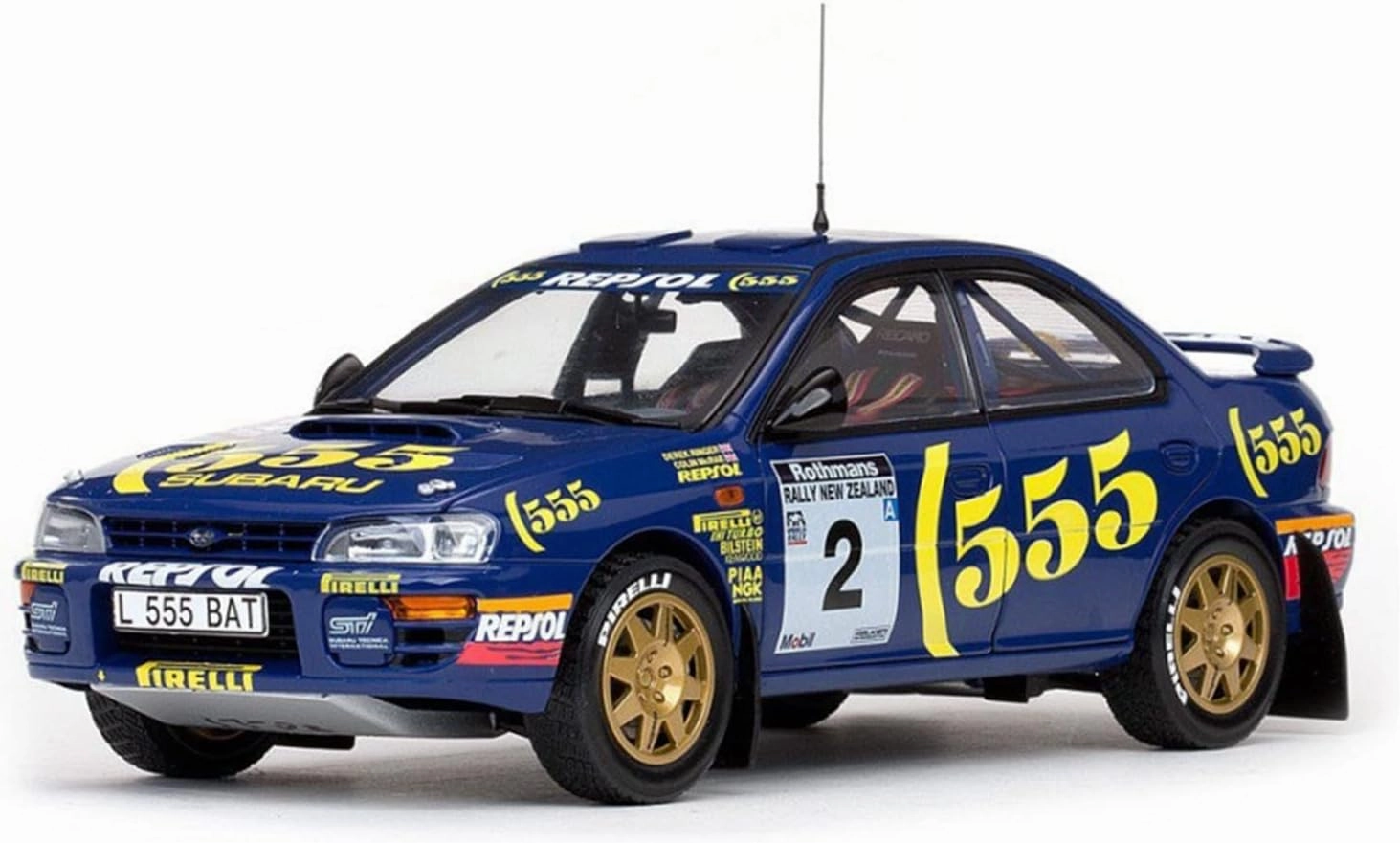 Alloy Resin Car Vehicle Model Fit for Subaru Impreza 555#2 1 18 Alloy Pulling Force Racing Car Model Decoration Collection Festive Deluxe Gift