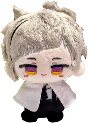 Anime Plush Doll Dazai Osamu Nakahara Chuuya Edogawa Rampo Mini Pendant Keychain Cute Toy Kids Gift（ Nakajima Atsushi ）