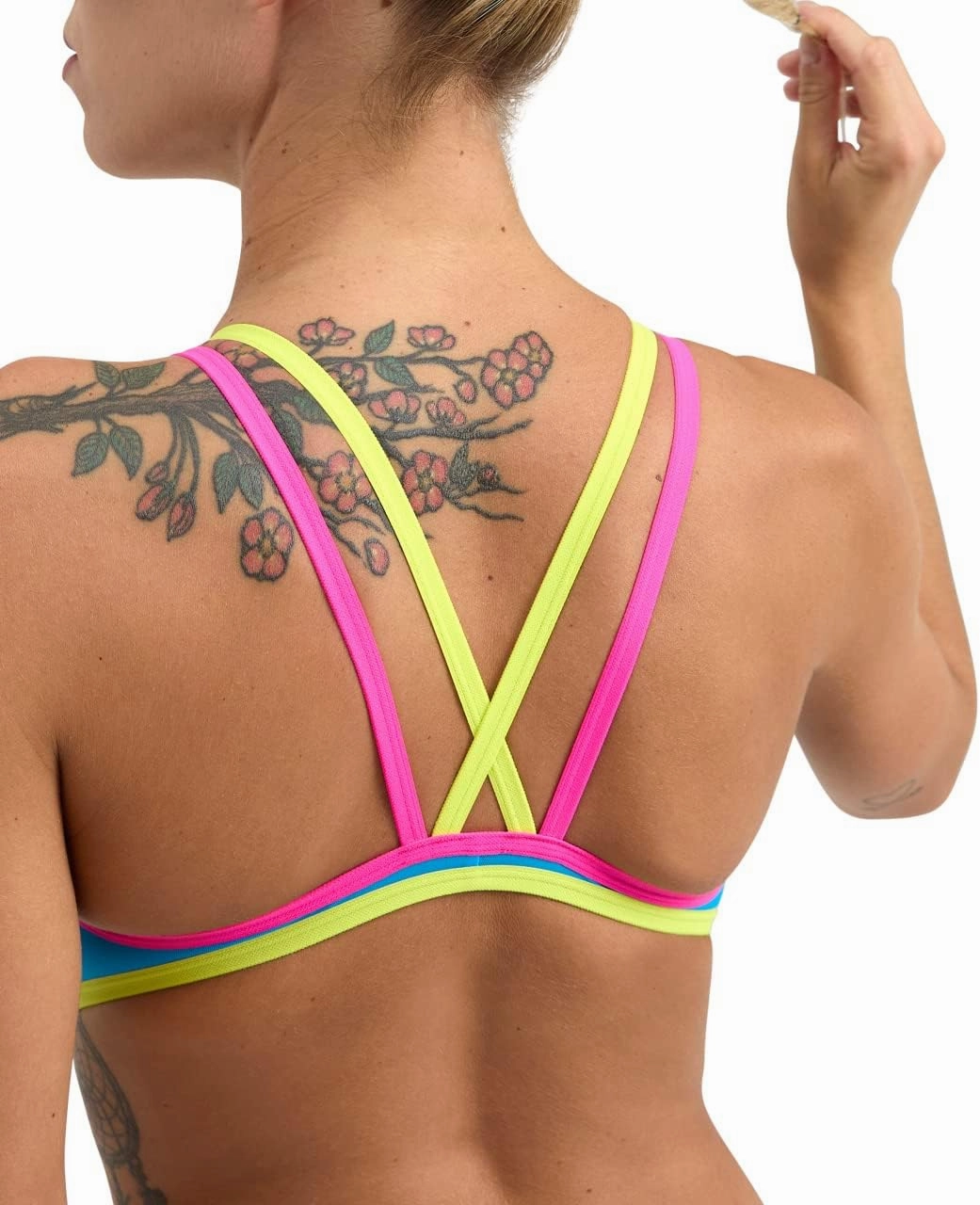 ARENA One Women's Sports Swimsuit Double Cross Back MaxLife One Piece Pool Racing Training Competitive Swim Bathing Suit