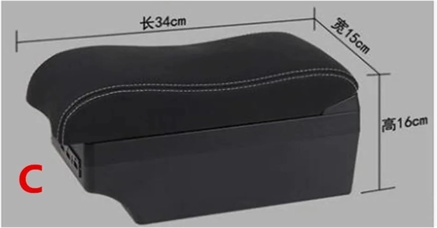 Armrest Box for Ravon for Nexia R3 Car Interior Retrofit Parts Double Layer Armrest Storage Box Center Console Armrest Pillow Car Arm Rest
