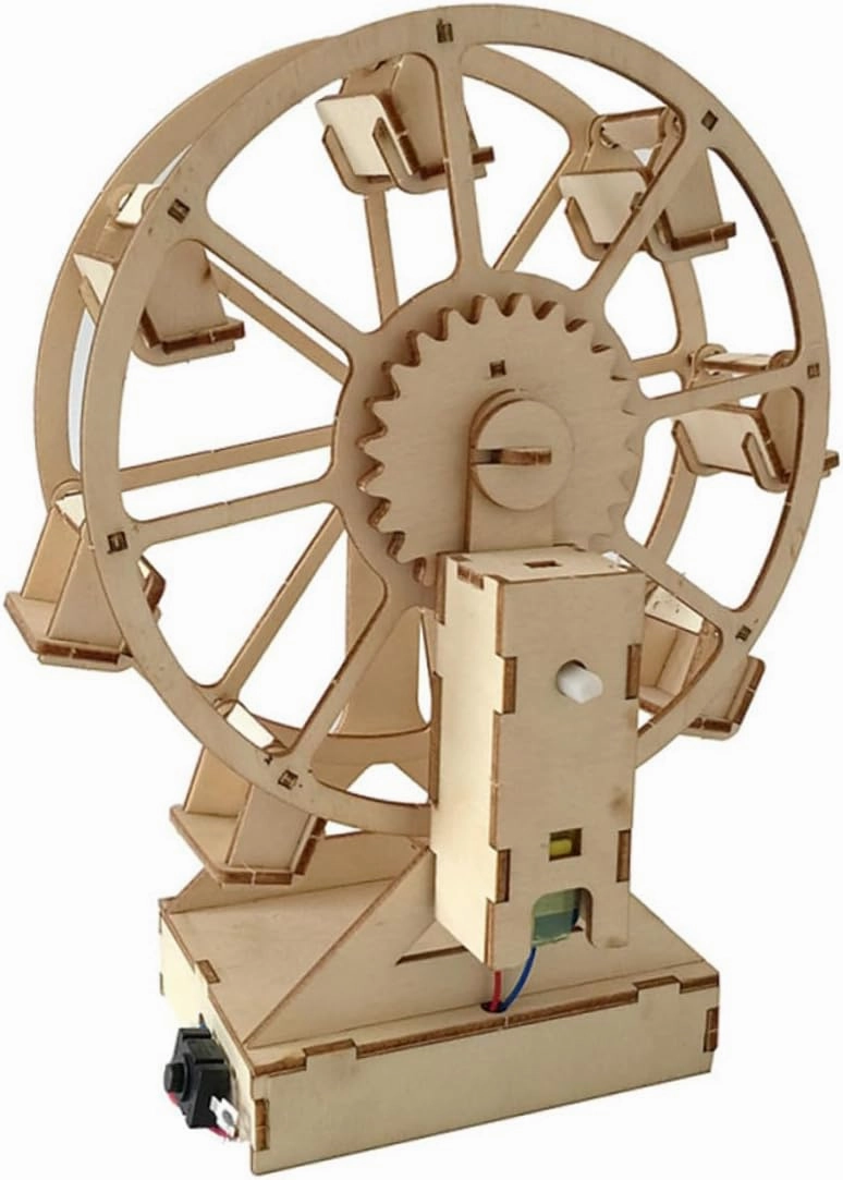 Assembled Ferris Wheel Scientific Experiment Model for Students Educational Science for No Battery Required Develops Observation and Analytical Skills Material