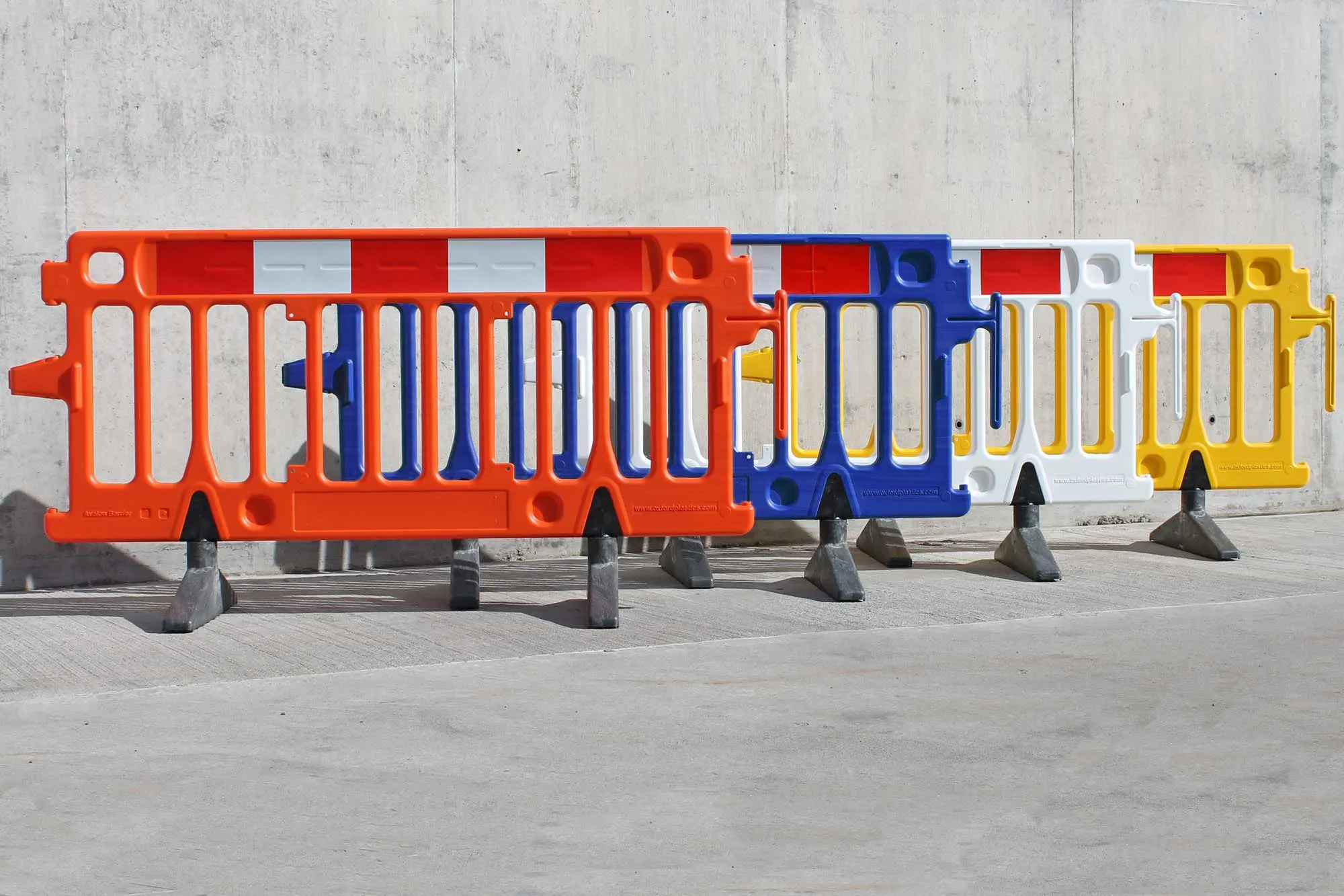 Avalon Barriers - Pedestrian Barrier - Blue