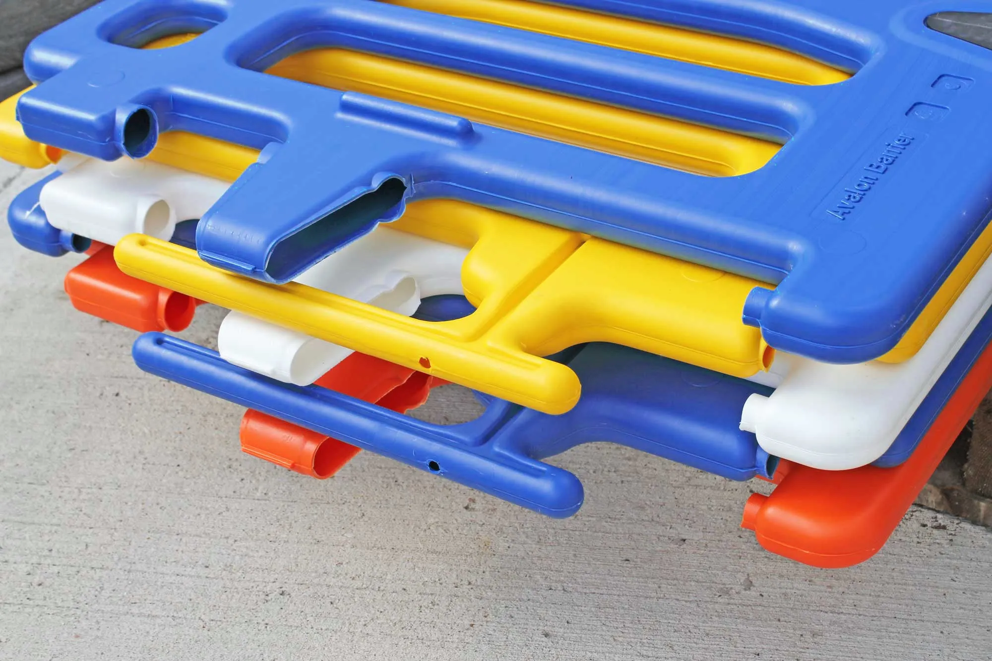 Avalon Barriers - Pedestrian Barrier - Blue