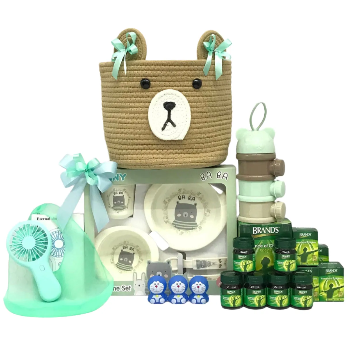 Baby Hamper Bear Toy Basket with Brands Essence of Chicken | B295