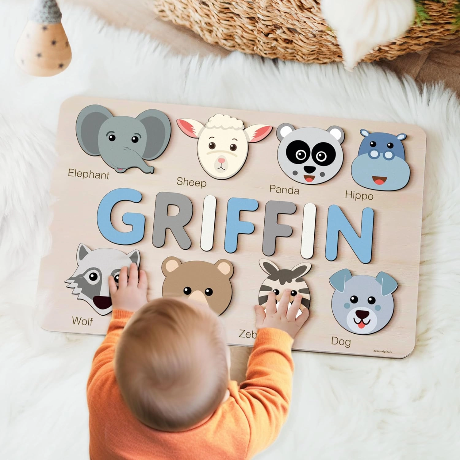 Baby Boy and Girl Gift, Personalized Puzzles for Toddlers, Toddler gift, Wooden Name Puzzle, 3 6 9 12 15 18 24 36 Months Toy, Baby Toys, Personalized Children Gifts, Toddler Christmas Gift