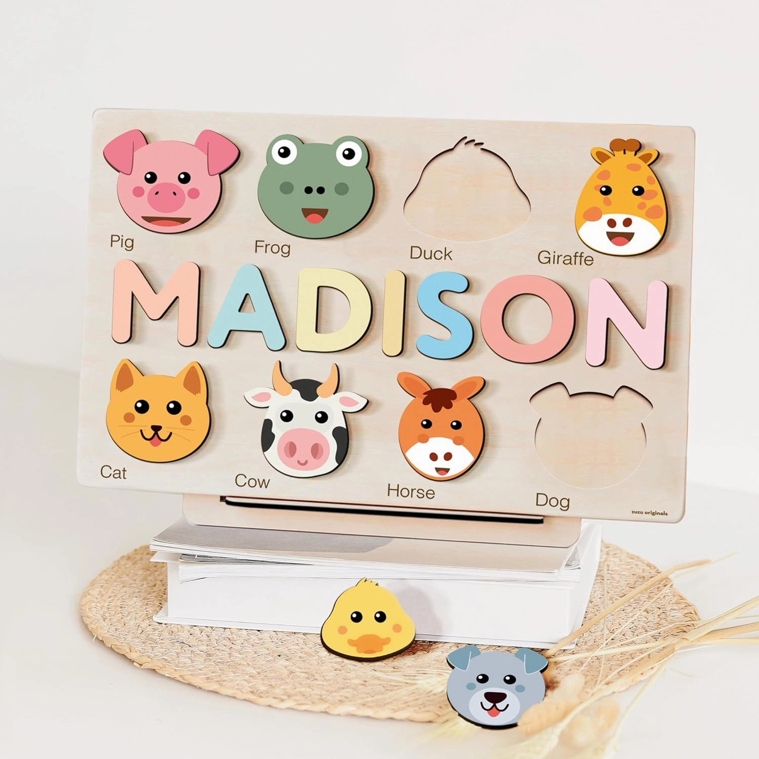 Baby Boy and Girl Gift, Personalized Puzzles for Toddlers, Toddler gift, Wooden Name Puzzle, 3 6 9 12 15 18 24 36 Months Toy, Baby Toys, Personalized Children Gifts, Toddler Christmas Gift