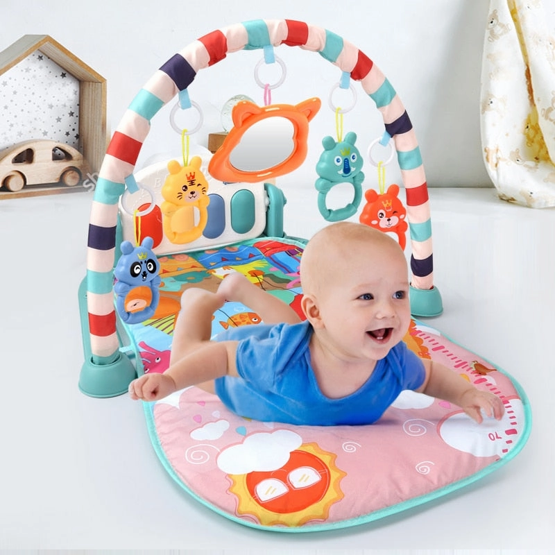 Baby Play Mat Educational Puzzle Carpet With Piano Keyboard  Lullaby Music Kids Gym Crawling Activity  Rug Toys for 0-12 Months