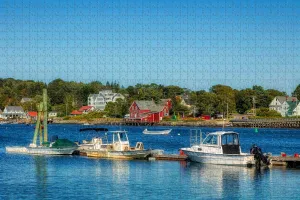 Bailey Island Maine USA Jigsaw Puzzle for Adults 1000 Piece Wooden Travel Gift Souvenir