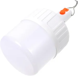 Balacoo 1pc Rechargeable Light Bulb Led Camping Lamp Led Bulbs Outdoor Charging Light Night Light Led Light Bulbs Rechargable Light Bulb Compass Bracelet Abs White Emergency Lights Tent, 16X9.5X9.5CM