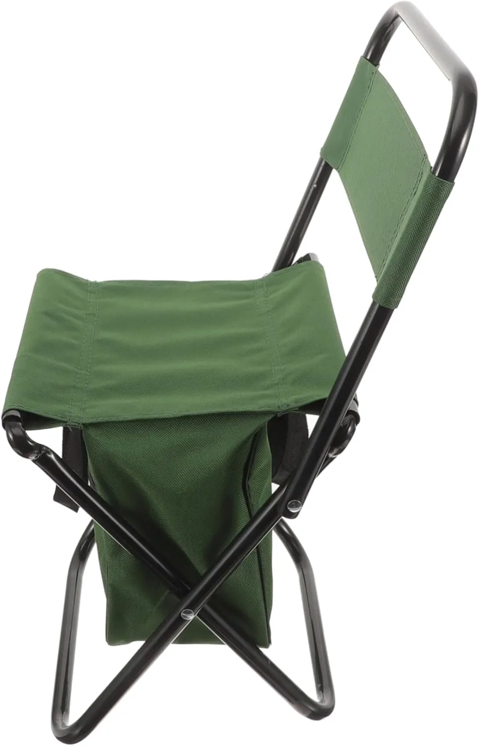 balacoo Multifunction Patio Chairs Casual Small Metal Storage Bag backrest Foldable with backrest Beach Chair Small Folding Chair Folding Chair Camping Chair Backpack, 46.00X27.00X21.00CM, Green