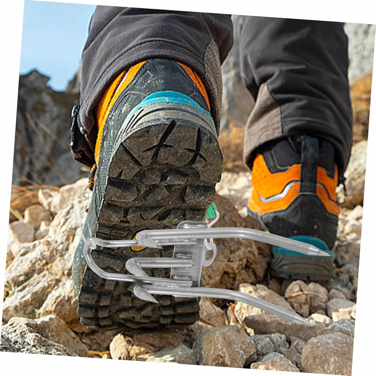 balacoo Portable Spike Tree Climbing Spike Anti-Skid Climbing Spike Metal Climb Tools