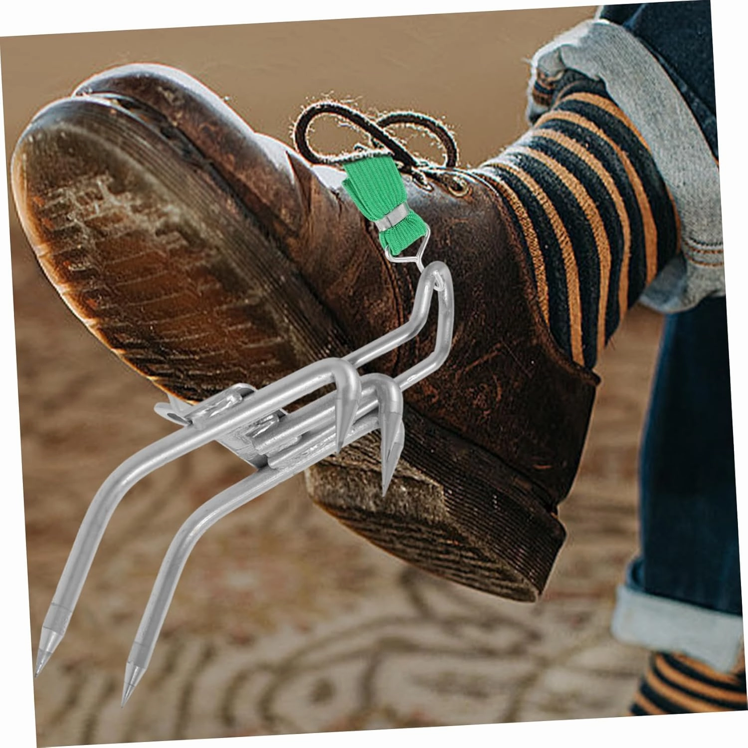 balacoo Portable Spike Tree Climbing Spike Anti-Skid Climbing Spike Metal Climb Tools