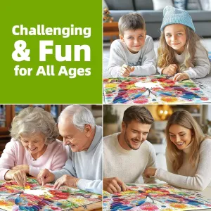 Bamboo Forest Sunlight Shining Through The lea The Product uses Wooden Puzzles 500PCS - for Adults and Children to Brainstorm, Game Nights, Home Decor, and Gifts