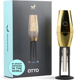 BANANA BROS Smart Herb and Spice Grinder - Gold OTTO by Banana Bros with Pollen Catcher - Gold
