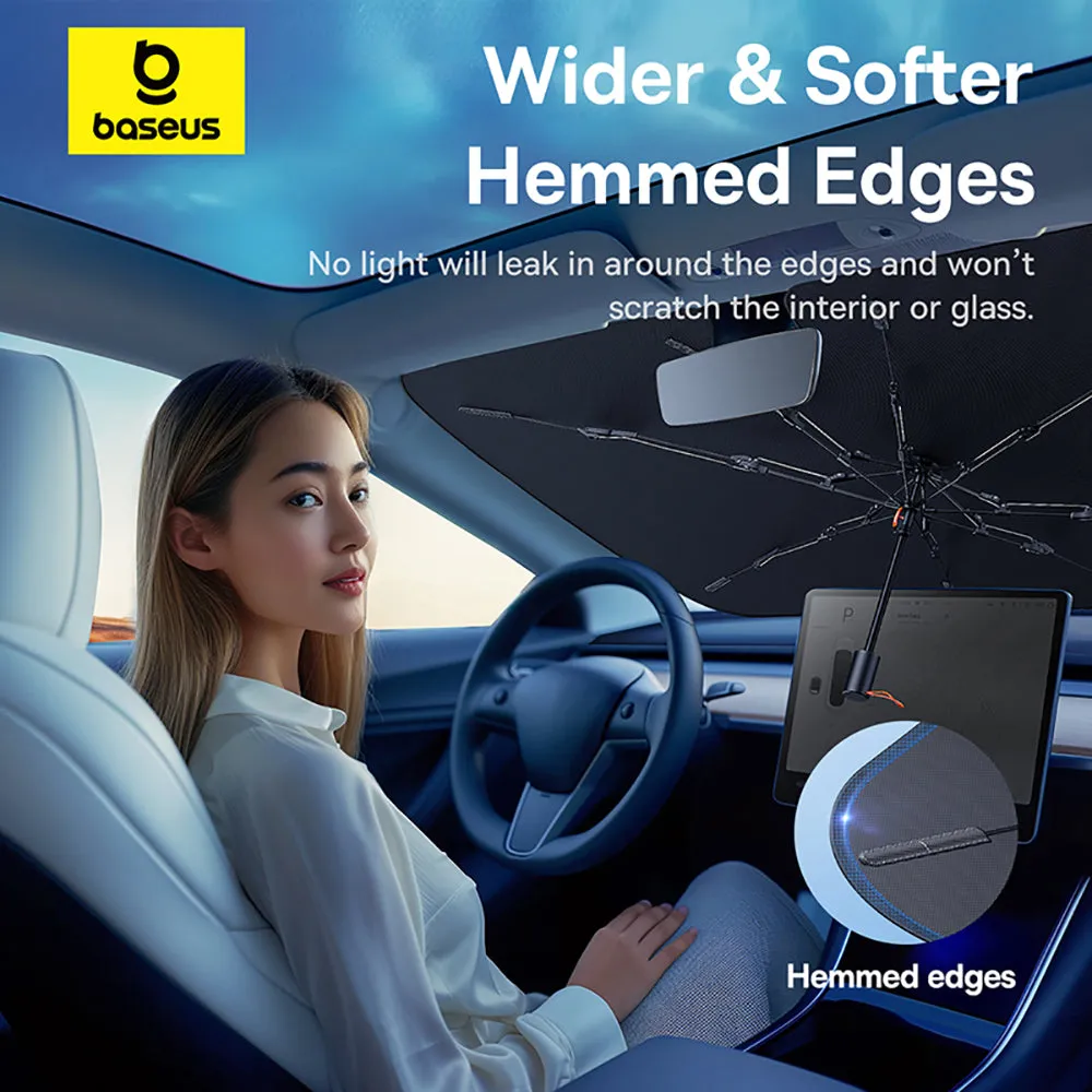 Baseus CoolRide Windshield Sun Shade Umbrella - Stellar Black