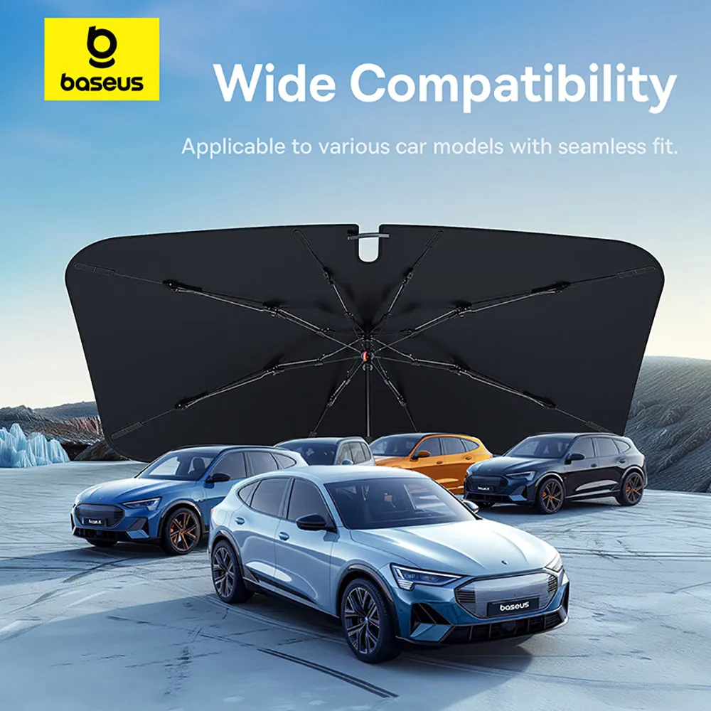 Baseus CoolRide Windshield Sun Shade Umbrella - Stellar Black