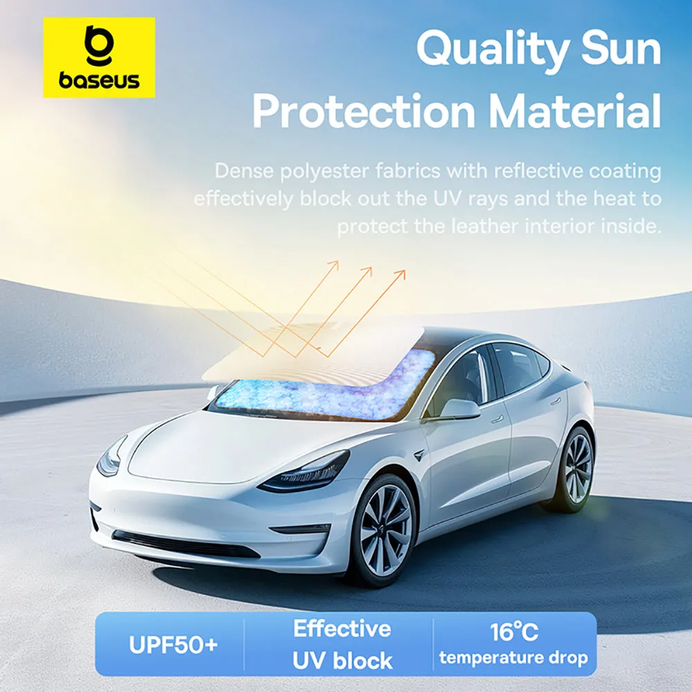Baseus CoolRide Windshield Sun Shade Umbrella - Stellar Black