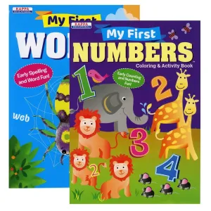 BAZIC KAPPA Asst. My First Series Activity Book  (Product of USA)