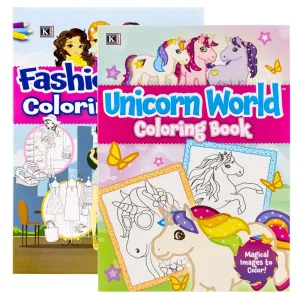 BAZIC KAPPA Unicorn World Coloring & Activity Book (Product of USA)