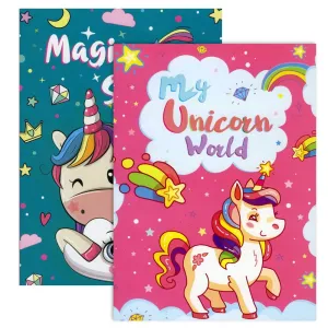 BAZIC My Unicorn World Coloring Book (Product of USA)