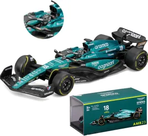 Bburag New 2023 1/43 F1 AMR23#18 Stroll Alloy Racing Formula One for Aston Martin Adult Model Car DieCast Hardcover Version Collectible