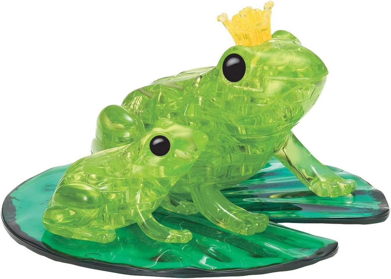 BePuzzled | Frog Standard Original 3D Crystal Puzzle, Ages 12 and Up