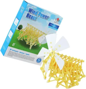 BESPORTBLE 1Set Wind Power Assembling Mechanical Puzzle Plaything for Yellow Educational for Creative Play and Development