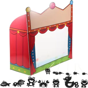 BESTonZON 1set Shadow Puppet Theater Kit Shadow Puppets for Creative Storytelling Science Experiments for Boys and Girls Learning Activities and Arts Crafts