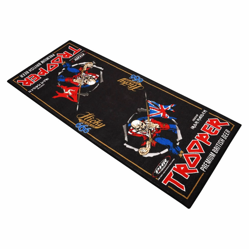 Biketek Iron Maiden Trooper Limited Edition Garage Mat