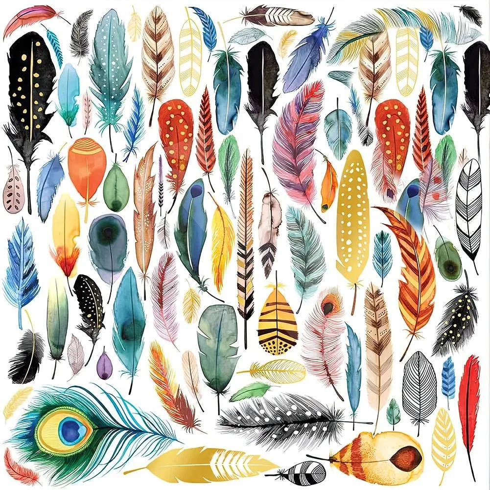 Birds Colorful Feathers 3D Wood Jigsaw Puzzle