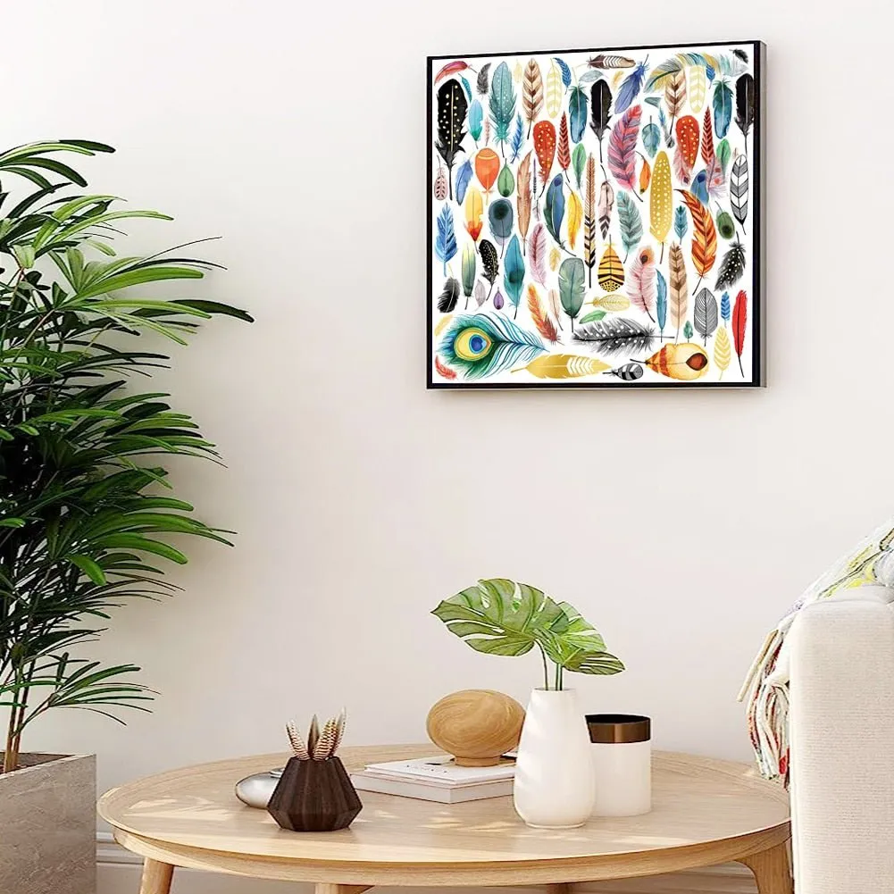 Birds Colorful Feathers 3D Wood Jigsaw Puzzle