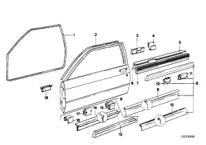 BMW Moulding Trim