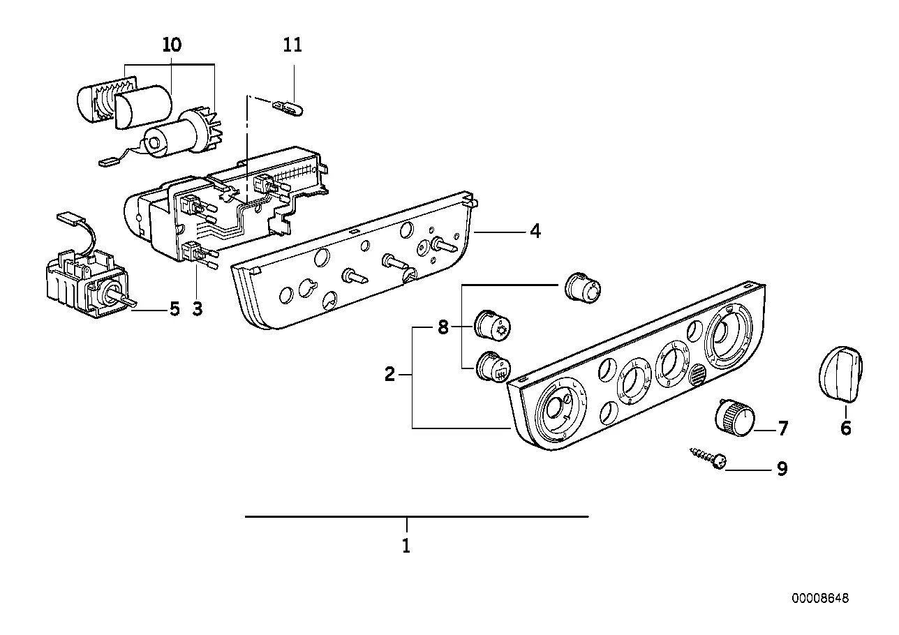 BMW Temperature Control Knob