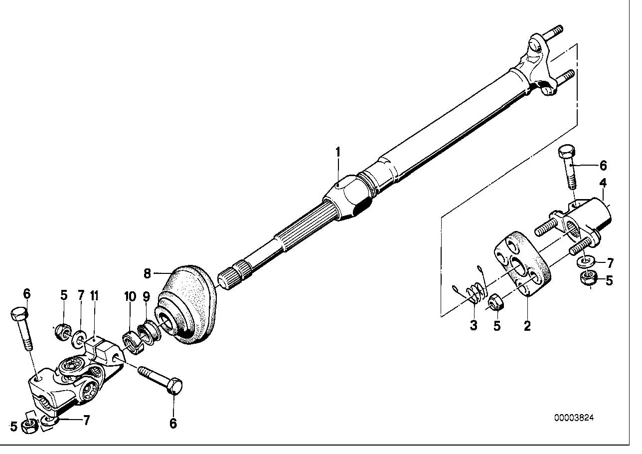 BMW Universal Flex Joint Disc Front Lower Steering