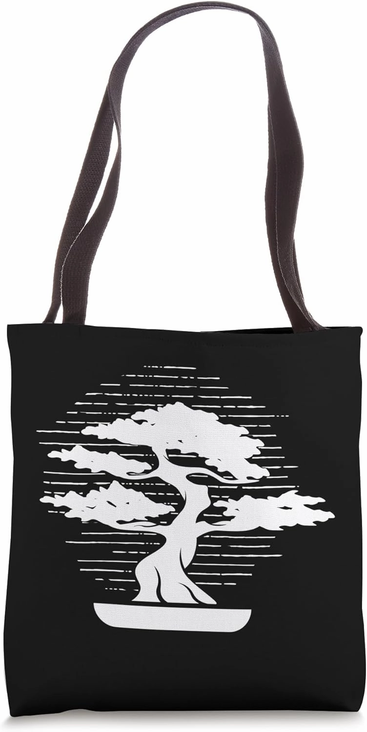 Bonsai Logo Emblem Bonsai Pots Penjing Indoor Bonsai Bonsai Tote Bag