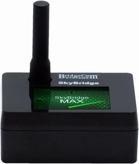 BridgeCom SkyBridge MAX MMDVM Hotspot - Dual Band - WiFi and Ethernet - DMR, YSF, D-Star, NXDN, P25, M17, POGSAG - 2.4" Color Screen - Raspberry Pi 4B