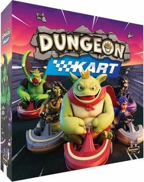 Brotherwise Games Dungeon Kart, Fast-Paced Racing Adventure, Strategic Racing, Family-Friendly Fun, Board Game, for 2 to 8 Players and Ages 10 
