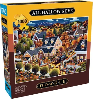 Buffalo Games - Dowdle - All Hallow's Eve - 1000 Piece Jigsaw Puzzle for Adults -Challenging Puzzle Perfect for Game Nights - Finished Size is 26.75 x 19.75