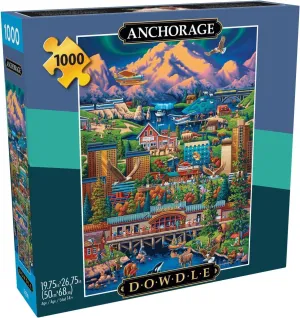 Buffalo Games - Eric Dowdle - Anchorage - 1000 Piece Jigsaw Puzzle for Adults -Challenging Puzzle Perfect for Game Nights - Finished Size is 26.75 x 19.75