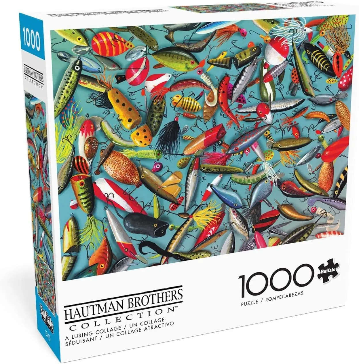Buffalo Games - Robert Hautman - A Luring Collage - 1000 Piece Jigsaw Puzzle for Adults -Challenging Puzzle Perfect for Game Nights - Finished Size is 26.75 x 19.75