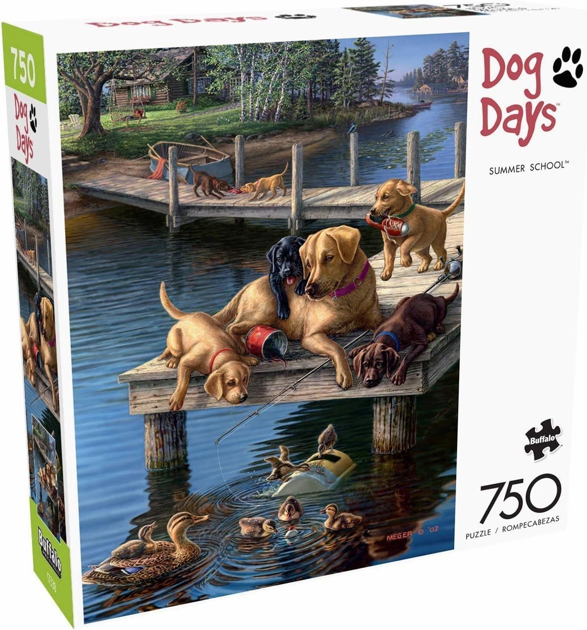 Buffalo Games - James A. Meger - Summer School - 750 Piece Jigsaw Puzzle for Adults -Challenging Puzzle Perfect for Game Nights - Finished Size is 24.00 x 18.00