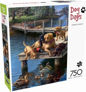Buffalo Games - James A. Meger - Summer School - 750 Piece Jigsaw Puzzle for Adults -Challenging Puzzle Perfect for Game Nights - Finished Size is 24.00 x 18.00