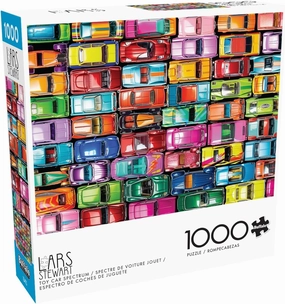 Buffalo Games - Lars Stewart - Toy Car Spectrum - 1000 Piece Jigsaw Puzzle for Adults -Challenging Puzzle Perfect for Game Nights - Finished Size is 26.75 x 19.75