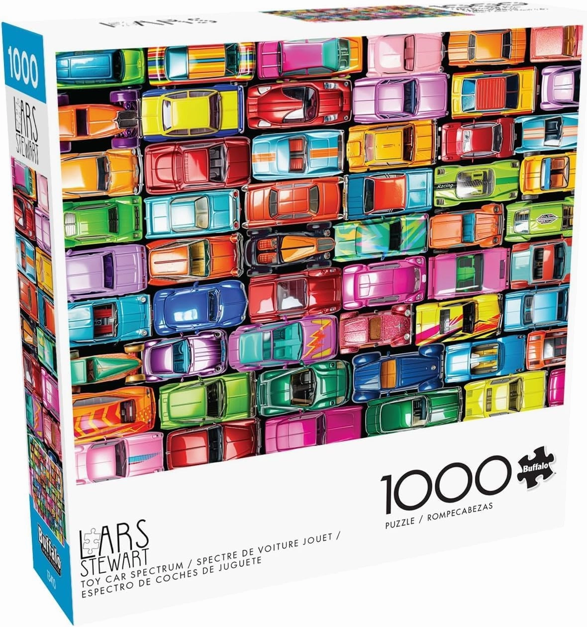 Buffalo Games - Lars Stewart - Toy Car Spectrum - 1000 Piece Jigsaw Puzzle for Adults -Challenging Puzzle Perfect for Game Nights - Finished Size is 26.75 x 19.75