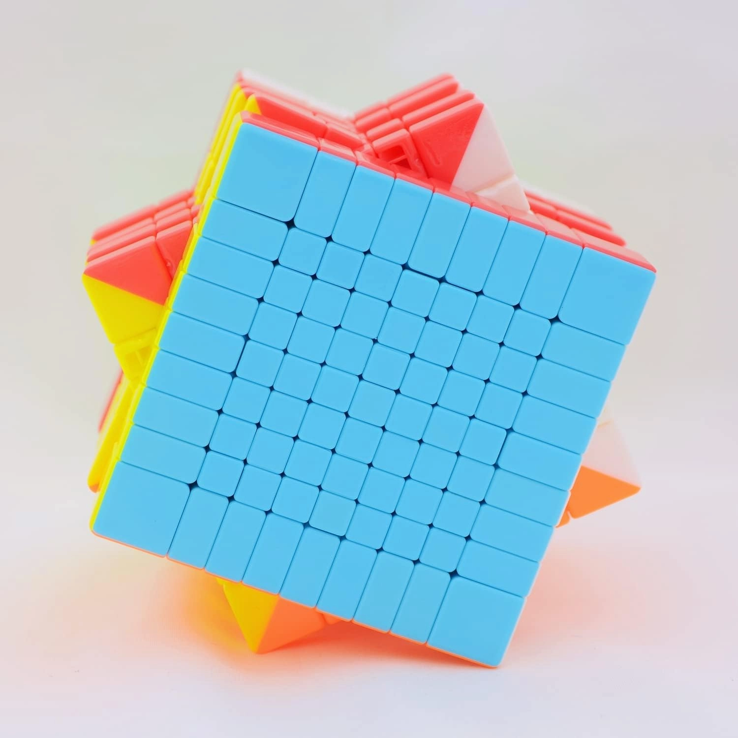 Bukefuno QY 9x9 Speed Cube Puzzle Magic Stickerless 2021 QY 9x9x9 Cube 75MM