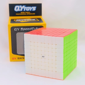 Bukefuno QY 9x9 Speed Cube Puzzle Magic Stickerless 2021 QY 9x9x9 Cube 75MM
