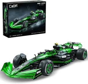 C64010W Kick Sauber F1 Team C44 Racing Building Set,MOC 1:8 F1 Building Block Car,Formula 1 Championship Super Car Model for Adults (2553pcs)